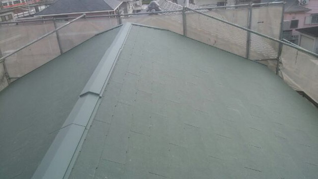 1427505430668屋根リフォーム完了 屋根リフォーム工事写真 明石市。