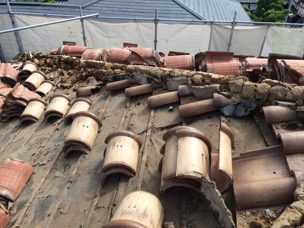 既存屋根撤去屋根のリフォーム神戸1441974716969