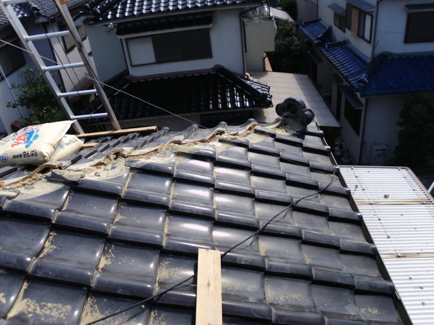 棟瓦箇所雨漏り対策屋根修理DSCI0391
