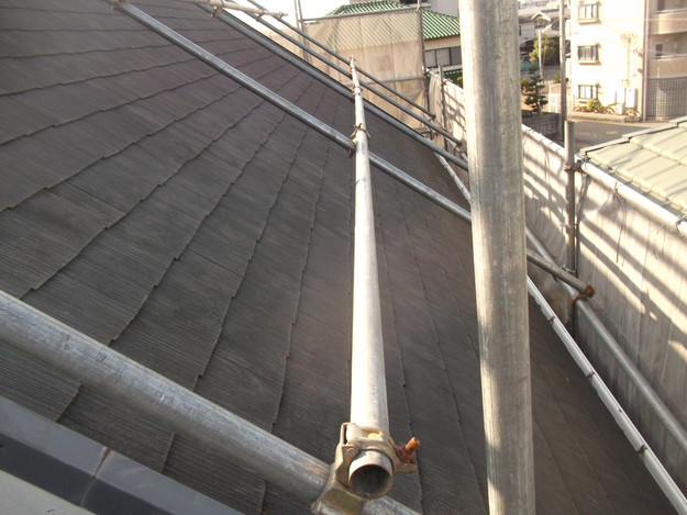 屋根のリフォーム施工前の様子DSCF2399