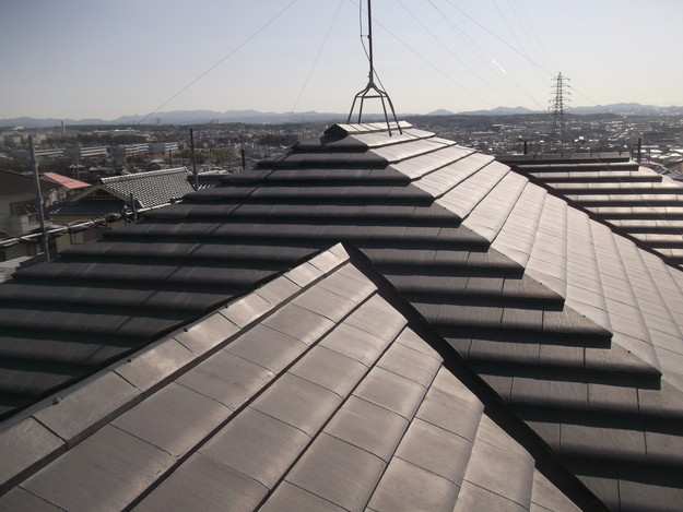 屋根のリフォーム葺き替え工事ビフォーDSCF4162