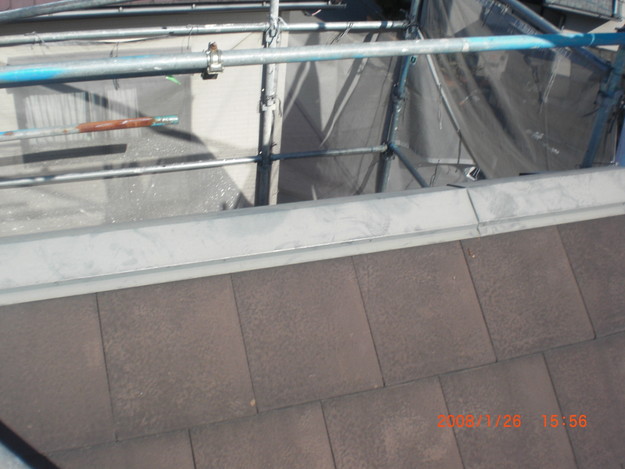 屋根修理棟板金工事と屋根裏換気システム設置CIMG2492