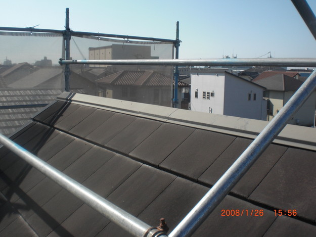 屋根修理棟板金工事と屋根裏換気システム設置CIMG2494
