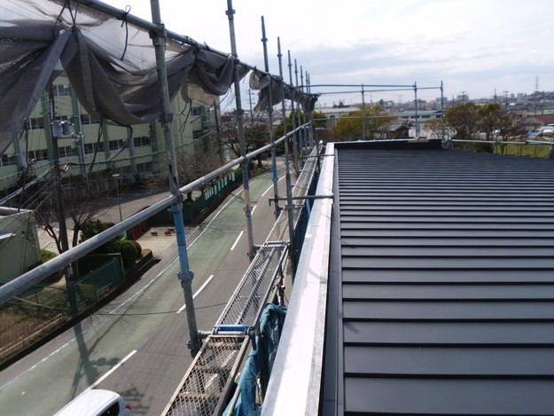 屋根工事神戸市施工の様子DSCI1216
