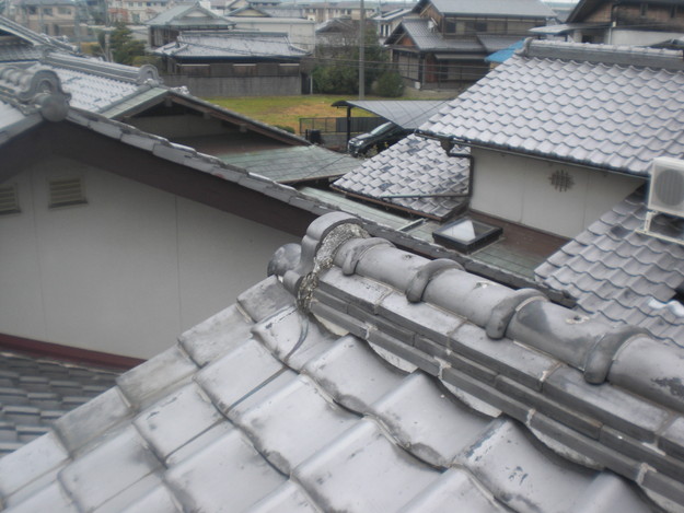 雨漏り・台風対策屋根メンテナンス工事施工前CIMG2409