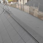 屋根カバー工法工事（既存カラーベストから横暖ルーフへ）（加古川市）