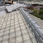 屋根メンテナンス工事・下屋樋部分交換工事（加古川市）