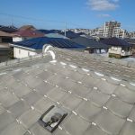 姫路市　2階建て和風の立派なお家で漆喰(しっくいが)経年劣化の為、交換工事を行った！