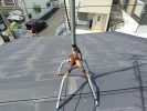 屋根上　アンテナ