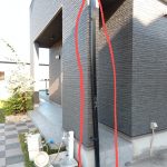 明石市　台風後、2階建て洋風のお家の点検で現地調査に来ました。火災保険を申請する予定です。