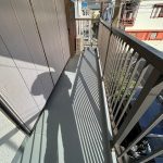 明石市　戸建て2階ベランダの防水の劣化具合が酷く、何十年も防水工事をしていなかったため、施工を行いました。