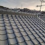 小野市　雨漏り防止のための屋根修繕工事：棟積み直し・谷板金交換・漆喰メンテナンス