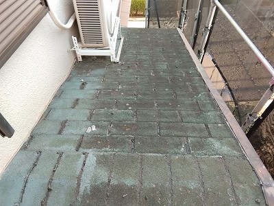 シングル屋根　経年劣化