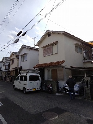 2階建てのお家　現地調査