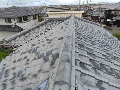 いぶし瓦 屋根全体