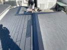 大屋根板金施工