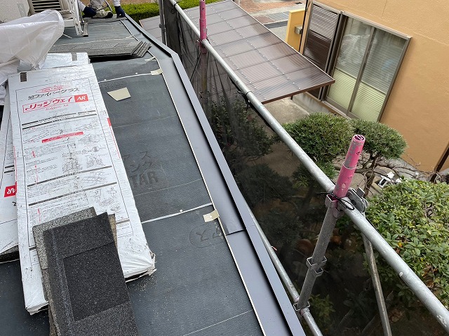 リッジウエイ施工準備