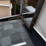 加古郡播磨町のお客様邸　下屋根既存アスファルトシングルをカバー工法（リッジウェイへ）