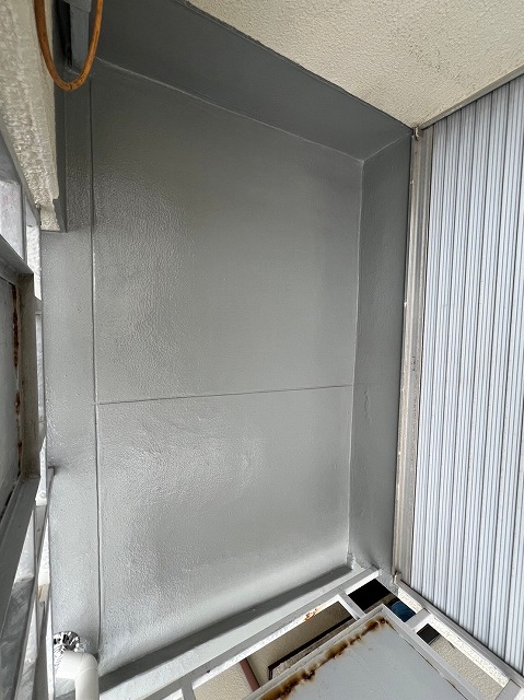 ベランダ防水施工完了