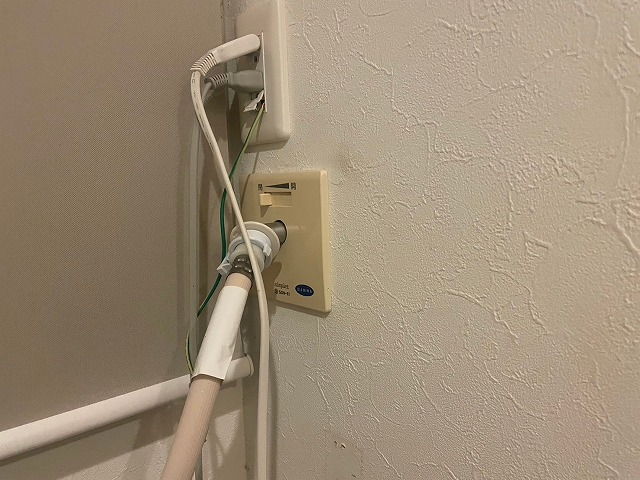 既存洗濯水栓箇所