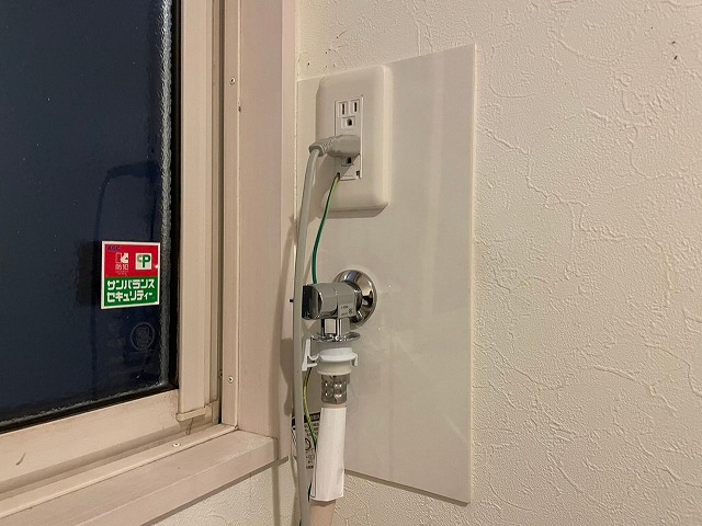 洗濯水栓箇所工事