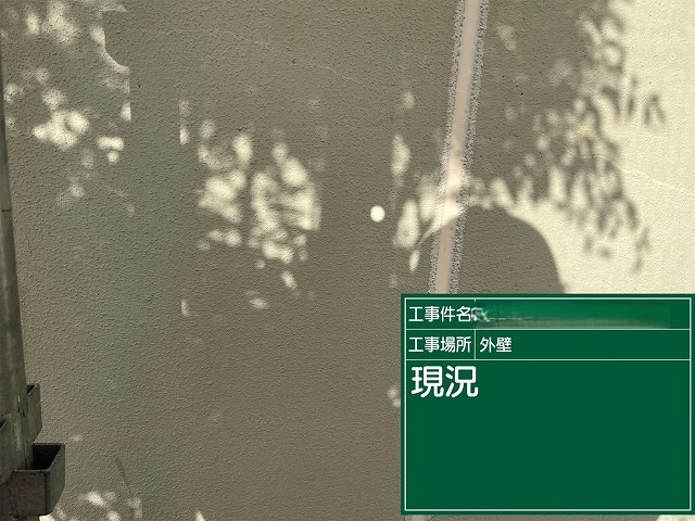 既存外壁塗装前