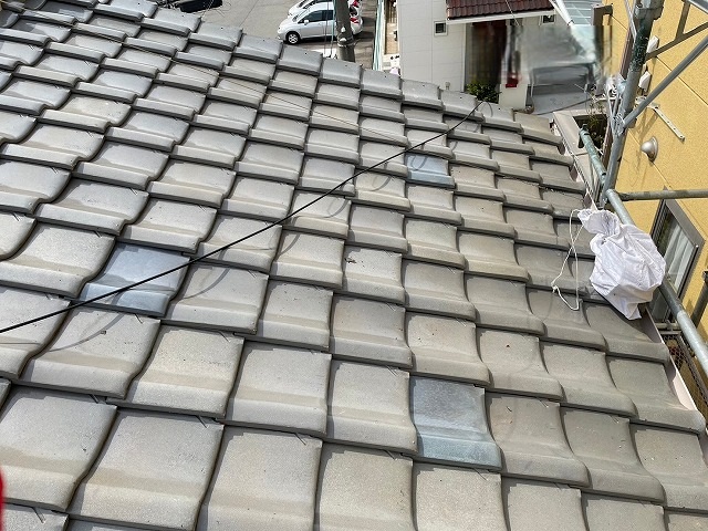 明石市　和瓦差し替え