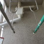 明石市　マンション雨樋の破損を現地調査し、部品を加工して部分補修しました。