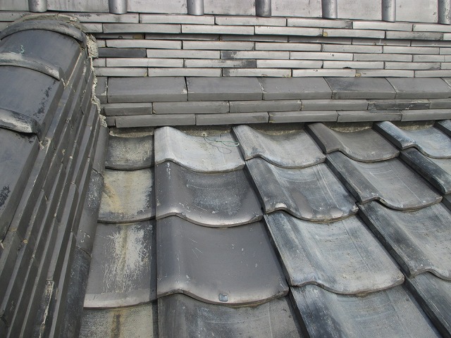 加古川市　経年劣化漆喰箇所