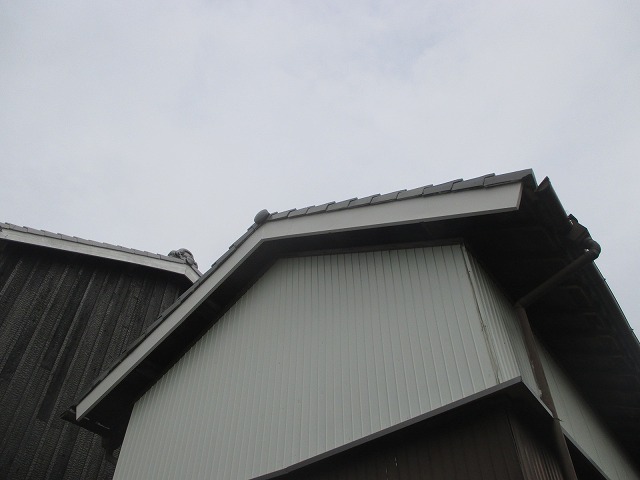 加古川市　破風板板金工事