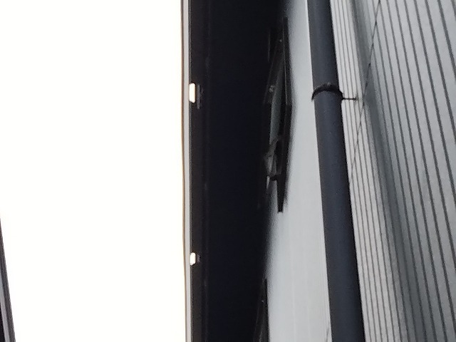 加古川市　軒樋(角樋)雹被害