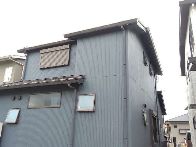 加古川市　家の裏の様子