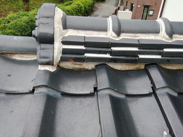 明石市　不適切なラバーロック工法