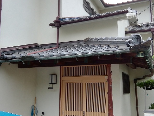 明石市　和風木造玄関