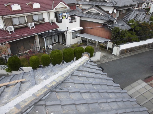 明石市　施工中　解体　棟　南蛮