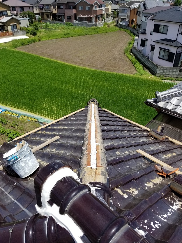 明石市　棟工事　下地作り