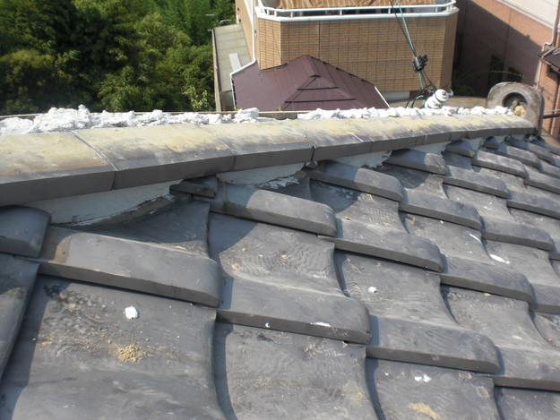 加古川市　棟瓦修理