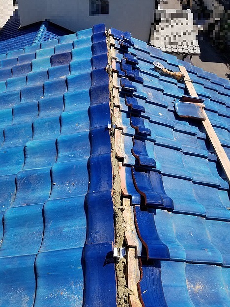 明石市 既存棟の解体と下地の露出