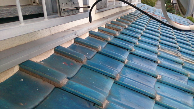 加古川市　瓦　葺き替え　屋根リフォーム前