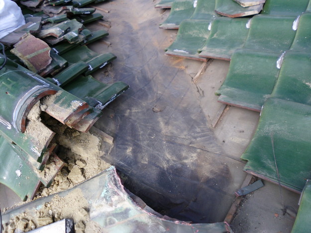 明石市 防水シート 屋根板金工事ステンレス製