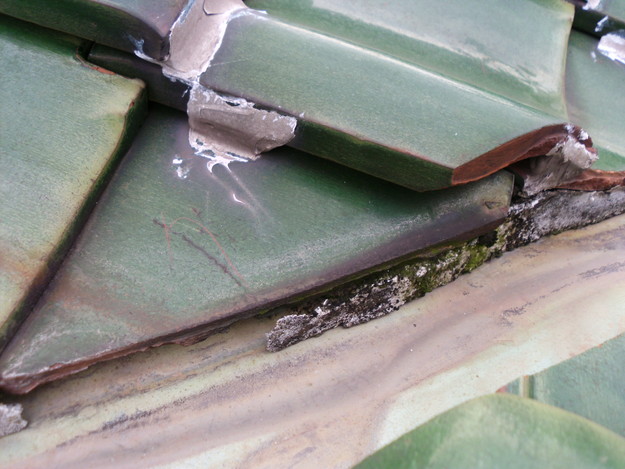 明石市 錆 屋根板金工事施工前