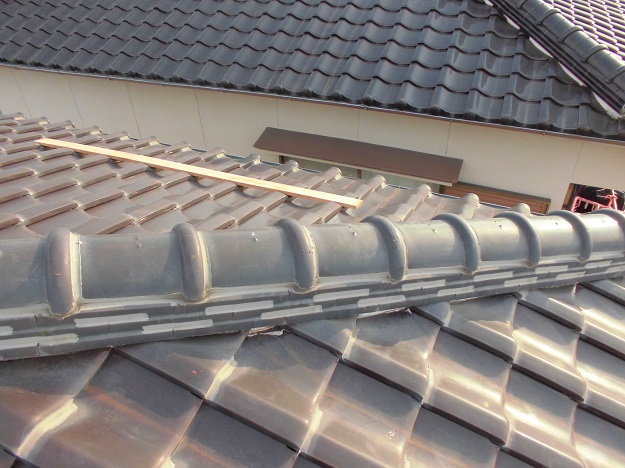 明石市　施工前　隅棟