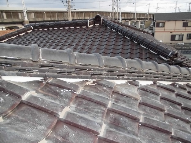 明石市　隅棟　完了　施工