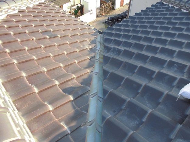 明石市　銅板　穴