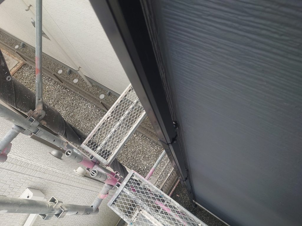 明石市　雹　雨樋　新設　施工完了