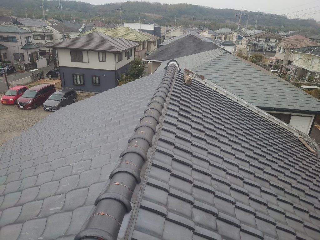 明石市 棟積み直し 完成