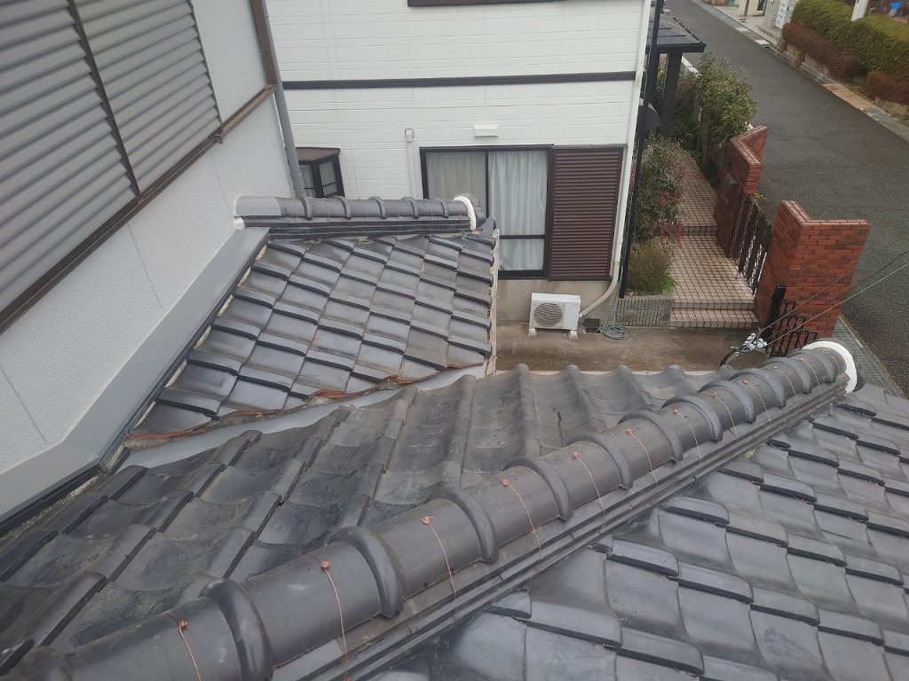 明石市 棟 熨斗瓦 工事完了