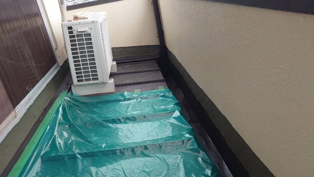 明石市　防水　へら押え