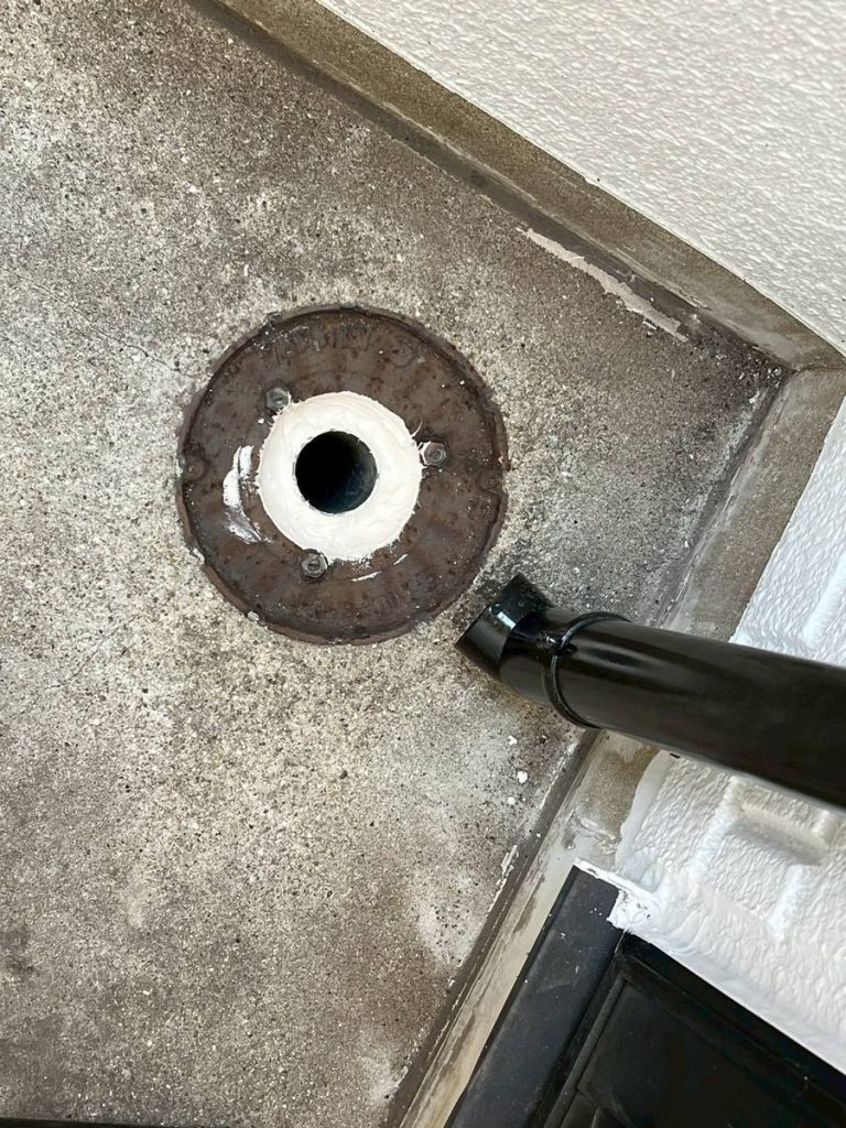 明石市 防水工事 ドレン