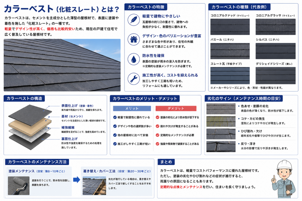 明石市　カラーベスト　説明
